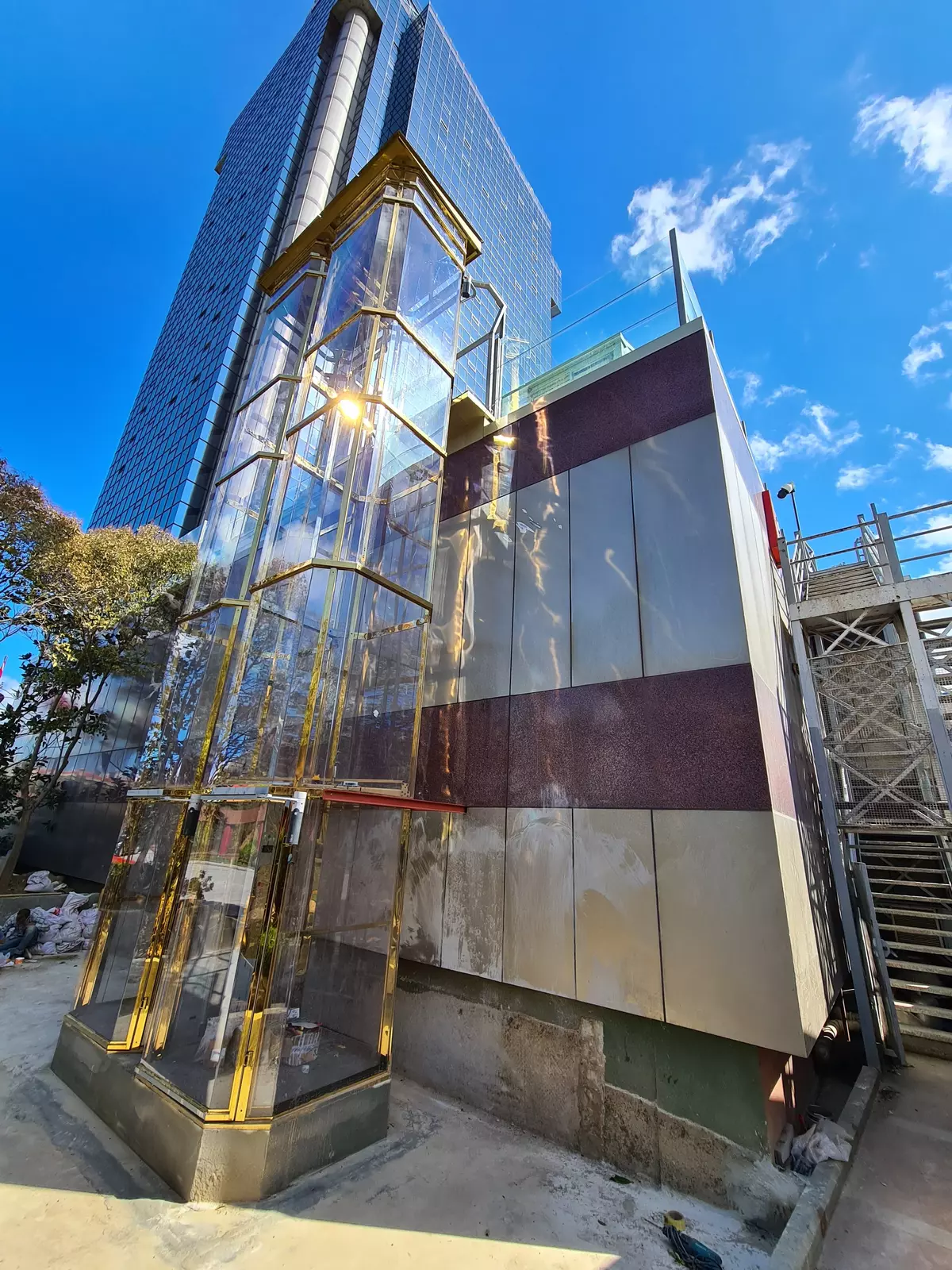 dış cephe ev asansörü