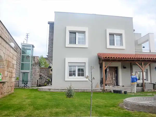 dış mekan kuyusuz engelli asansörü