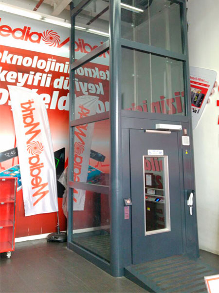 iç mekan engelli asansörleri
