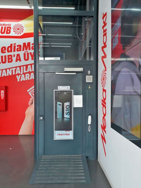 kapalı tip dikey kaldırma platform asansör çözümleri