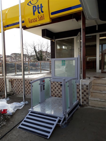 makaslı hidrolik engelli asansörleri
