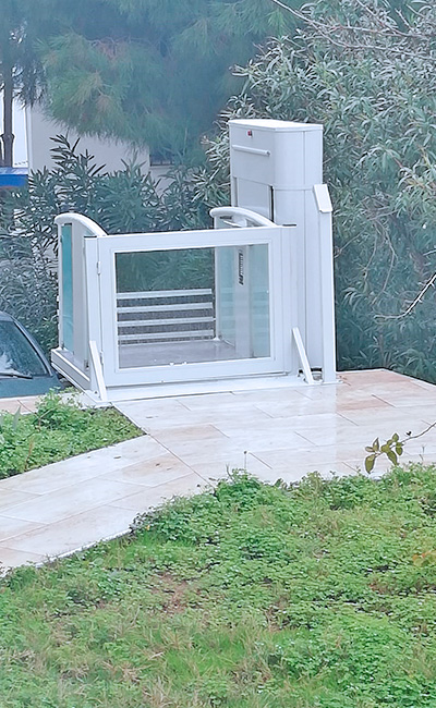 açık engelli platform asansör