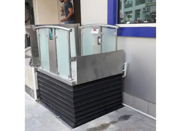 makaslı platform asansör