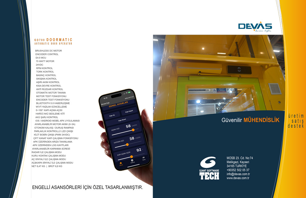 GD700 Kapı Motoru