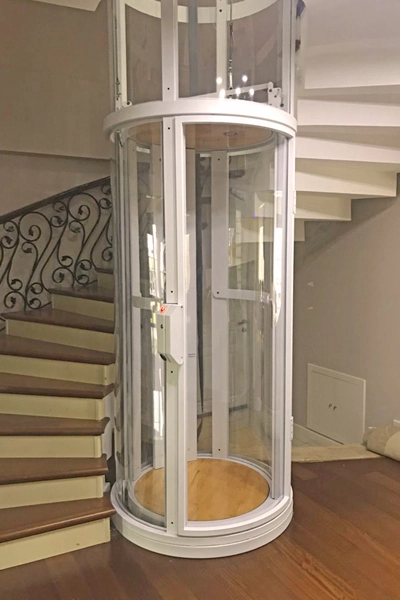 tube lift oval ev asansörü