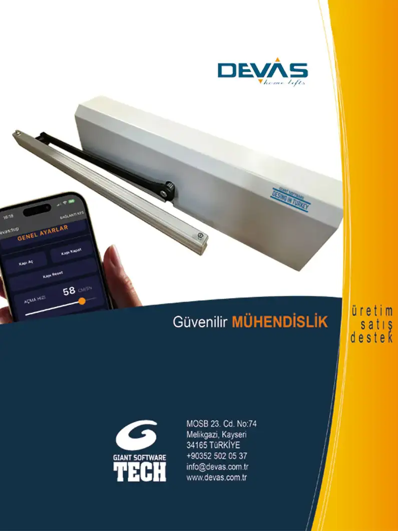Giant Dairesel Kapı Motoru
