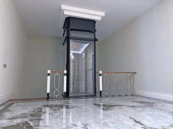 villa asansörü, şaftsız ev asansörü