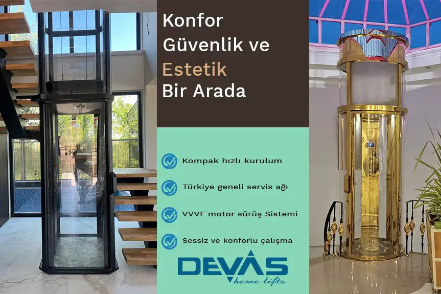 lüks villa asansörü modelleri